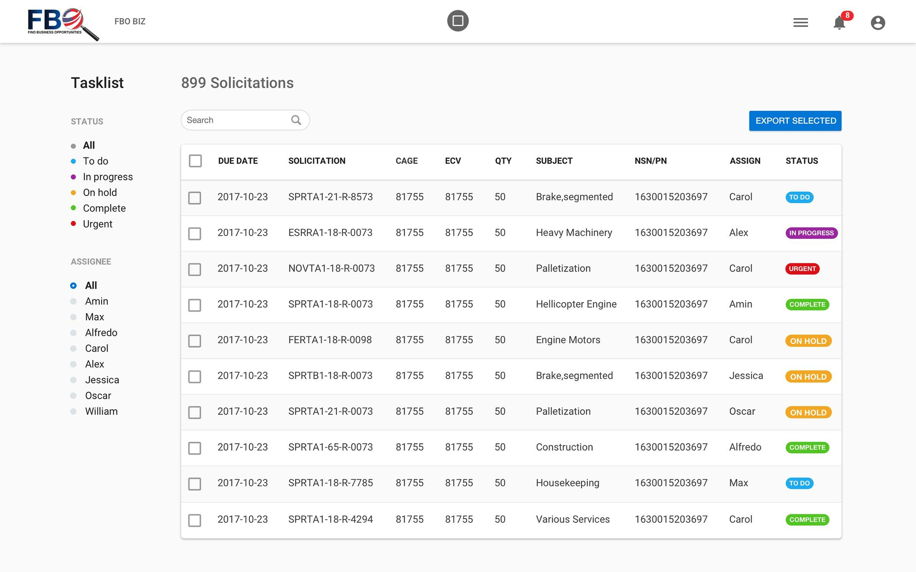 Project screenshot